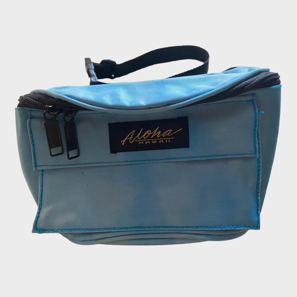 Vintage Aloha Hawaii Blue Fanny Pack